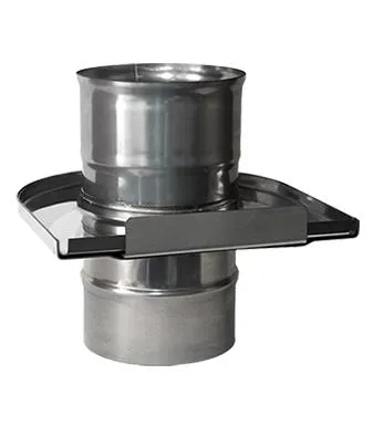 заслонка феррум (шибер поворотный) нержавеющая (430/0,8мм), ф250 #