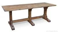 лавка №6 210х80х77 на 3-х опорах (массив сосны старение), палисандр, ирб