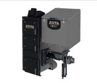 котел zota twist plus 15 квт ф120 твердотопливный + бункер 555 л #