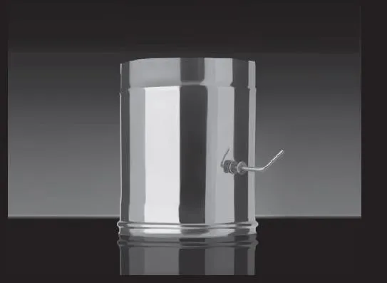 заслонка craft (шибер поворотный) нержавеющая (316/0,8мм) ф130 #