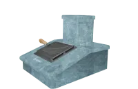 облицовка на трубу gfs авангард 24 м/п2 классика талькохлорит 115х290 1 ярус под шибер