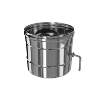 заслонка craft (шибер компактный) нержавеющая (316/0,5мм) ф150 #