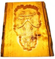 картина резная "старик" натуральное дерево 330*385 мм, банный эксперт