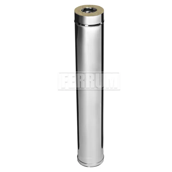 дымоход феррум утепленный нержавеющий (430/0,5мм)/оцинкованный ф110/200 l=0,25м по воде #