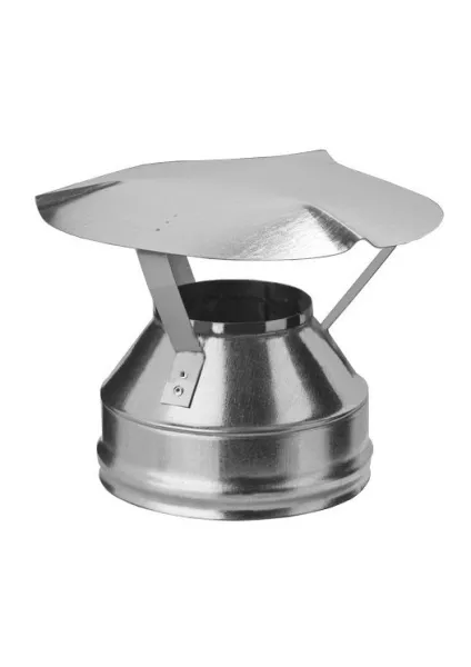 оголовок феррум оцинкованный, (430/0,5 мм), ф120/200, по воде серый ral7024 #